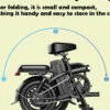 E Bike 400W 48V Lithium Battery Adults Bicycle Scooter