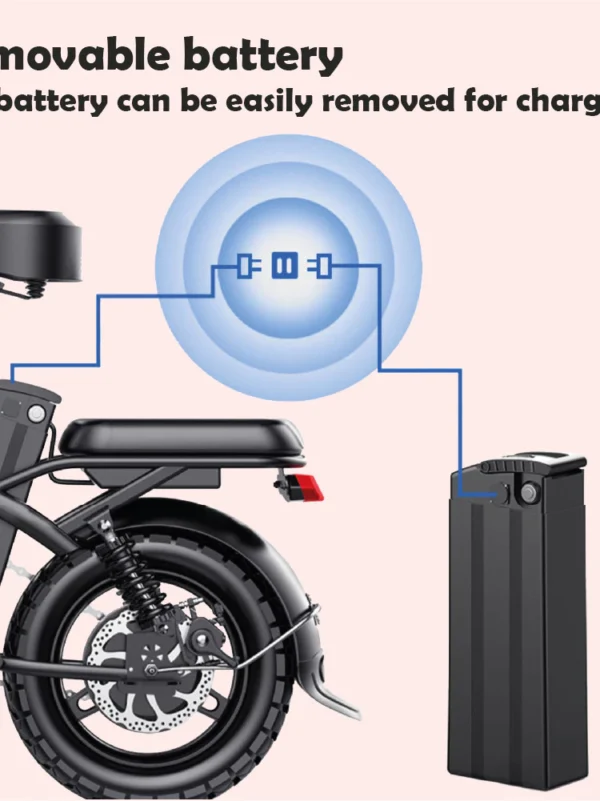 E Bike 400W 48V Lithium Battery Adults Bicycle Scooter